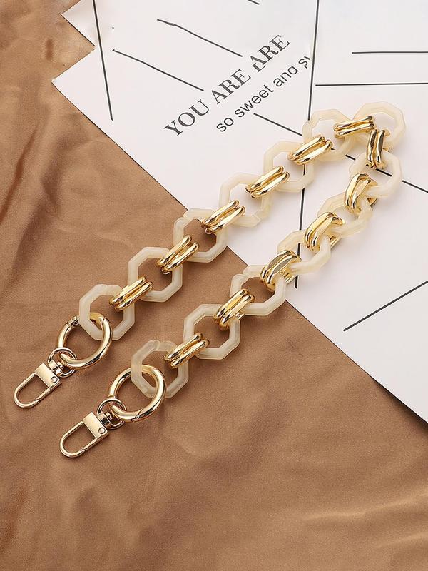 Vintage Ombre Chain Bag Strap, Fashionable Bag Strap for Women's, 1 Count Casual Trendy Versatile High-quality Daily Bag Strap 3