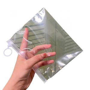 Hộp Đựng Bút Chì Lưu Trữ Trong Suốt, Thiết Kế Đơn Giản, Túi Có Khóa Kéo Cầm Tay Dung Tích Lớn, Túi Có Khóa Kéo Thực Dụng Thích Hợp Cho Nam, [Q-Men]