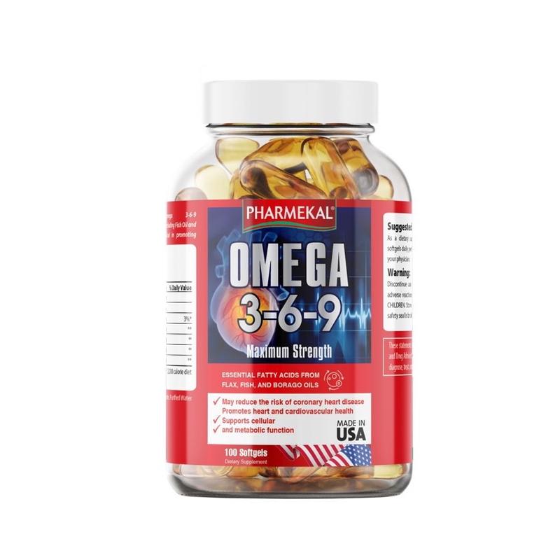  Viên uống dầu cá Omega 369 Pharmekal 100 viên 
