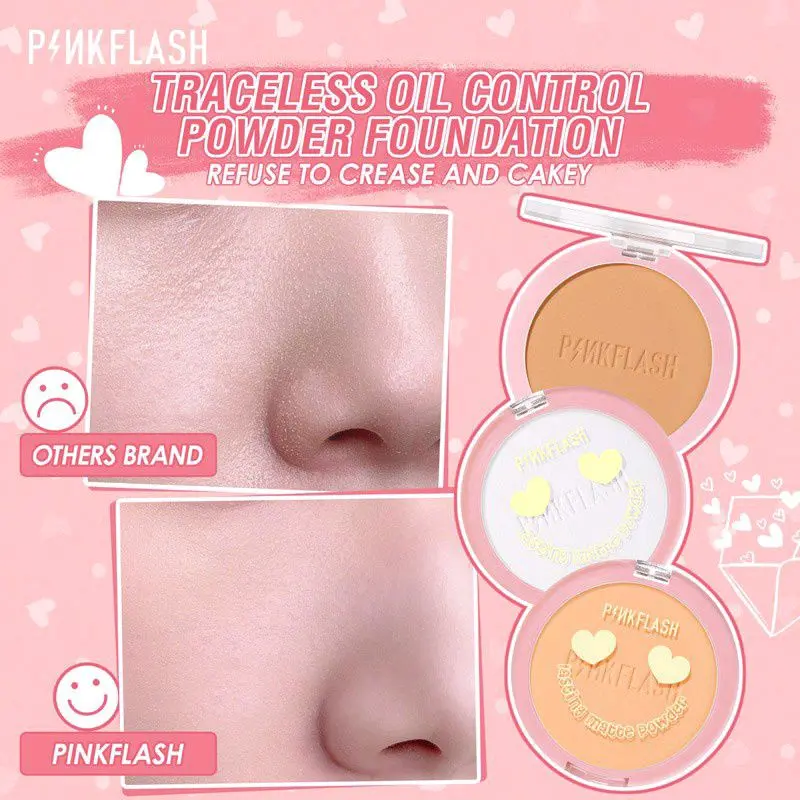 Pinkflash Lasting Matte Pressed Powder 5
