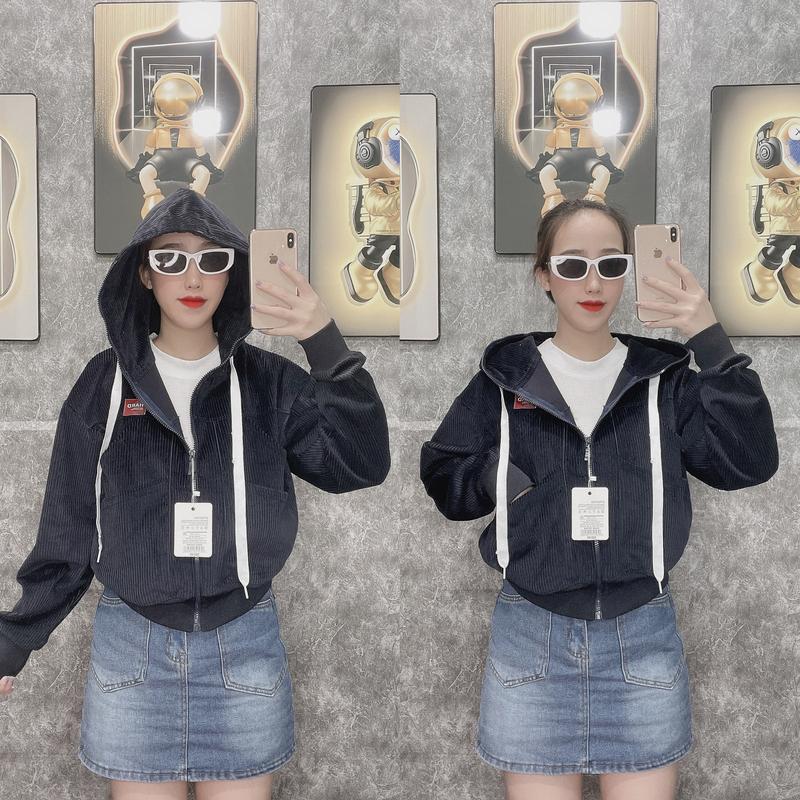 Product Introduction of ÁO KHOÁC NHUNG GÂN NỮ CAO CẤP 7 TÚI Jacket Women 21