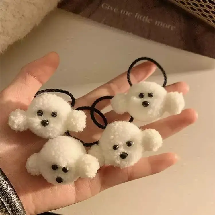 Ikat Rambut Wanita Anak Model Puppy Lucu Karet Korea Scrunchie Ikat Rambut Anak