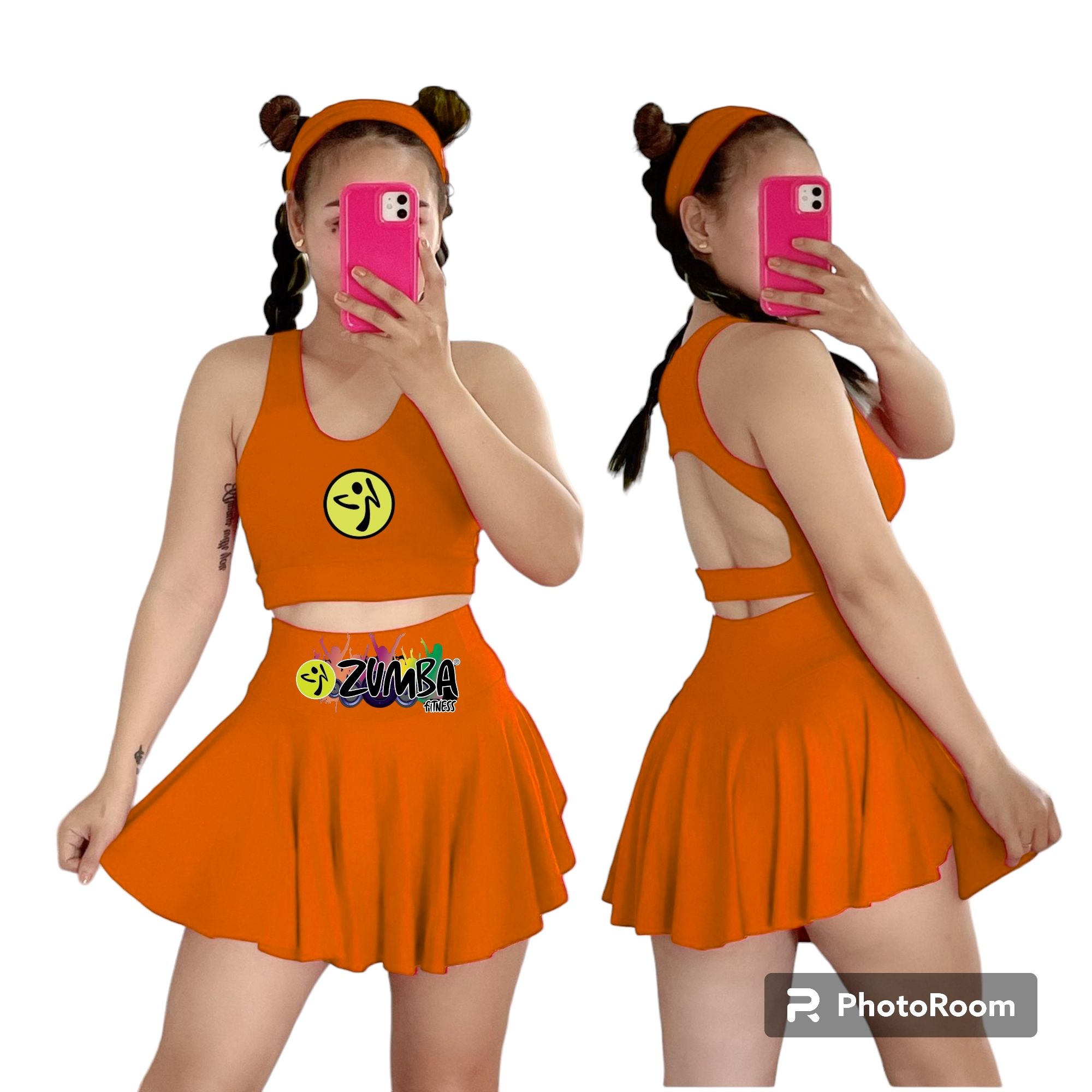 Zumba skort-skirt with short uniform or Terno_voghion.com