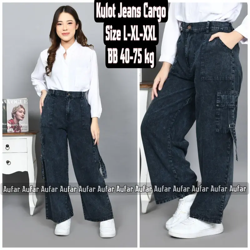 by aufar KULOT CARGO KOREN STYLE WANITA DEWASA MUAT BB 40-80 5