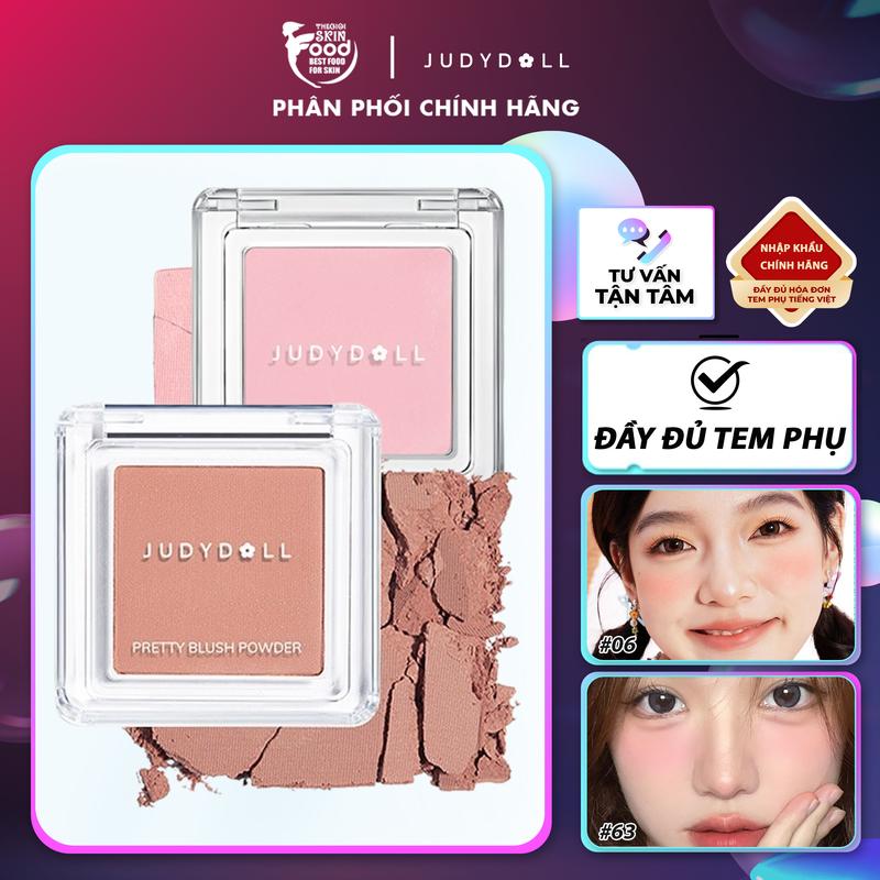 Phấn Má Hồng Đơn Sắc Lên Màu Chuẩn Judydoll Blush Powder 2g Cosmetic Trang Điểm Mỹ Phẩm
