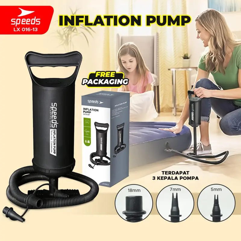 SPEEDS Pompa Angin Tangan Manual Air Pump 020-22 0