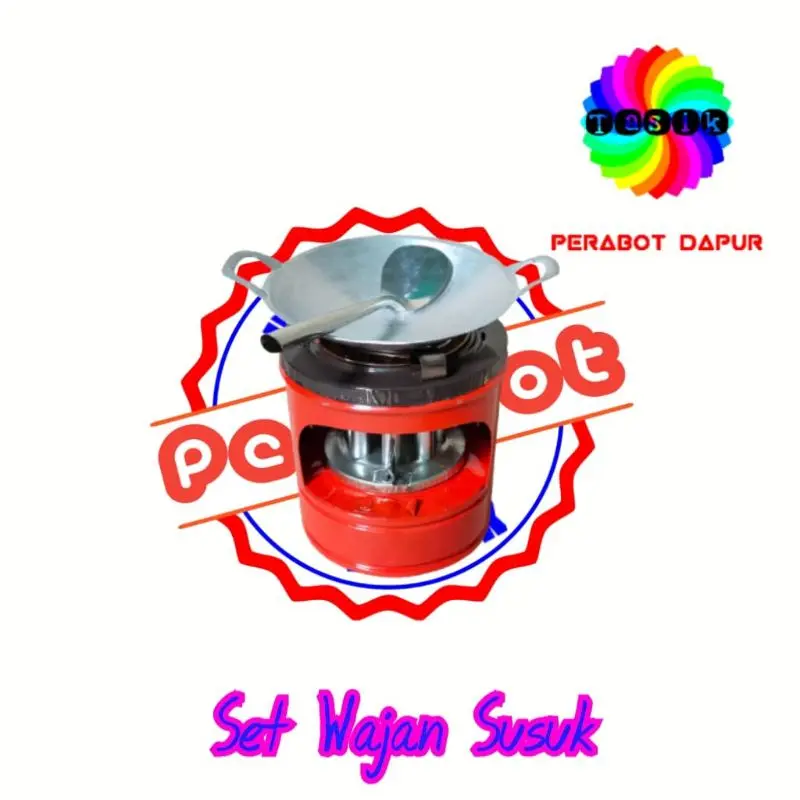 Mainan Paket Masak masakan Kompor+katel+susuk mini free sumbu 4