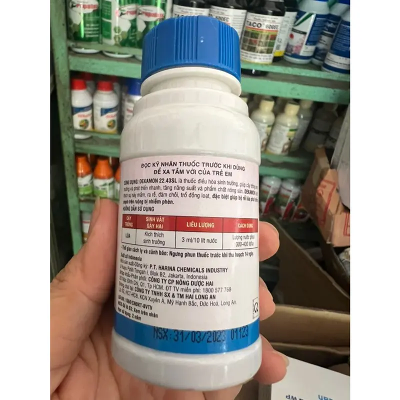 DEKAMON 22.43SL chai 100ml tăng năng suất cây trồng- cải thiện chất lượng nông sản 1