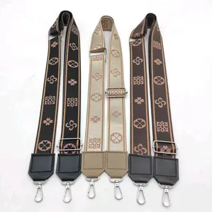 tali tas selempang wanita motif bunga aac nekel panjang 130 cm lebar 4cm elegan fashion