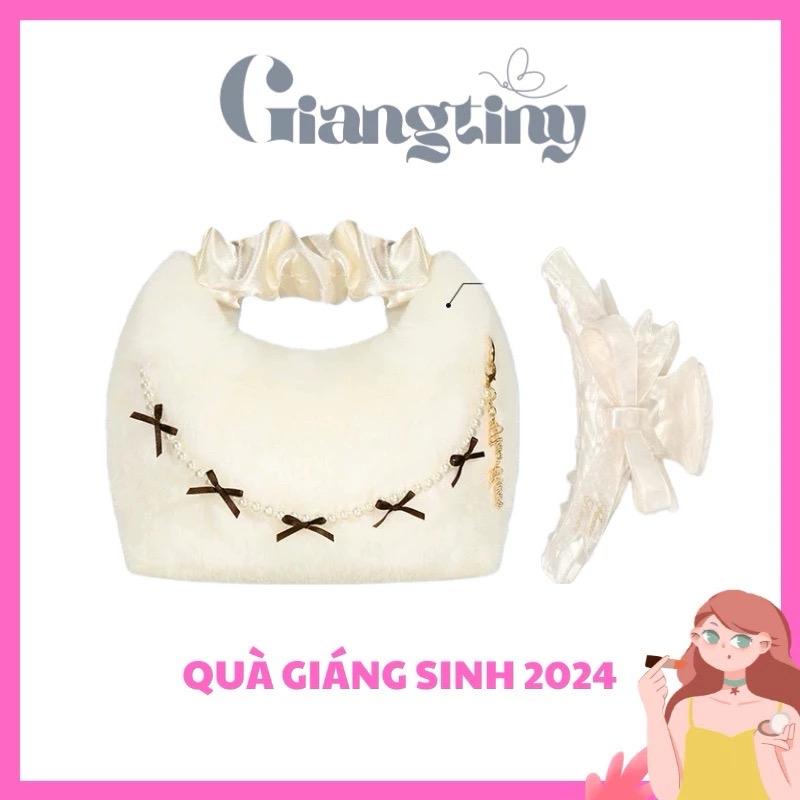 TÚI KẸP GIÁNG SINH HOA BIẾT FLOWER KNOWS PHIÊN BẢN GIỚI HẠN QUÀ TẶNG GIÁNG SINH KẸP TÓC TÚI XÁCH
