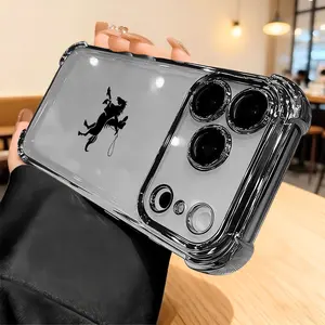 Kasus ponsel ini cocok untuk iPhone 16 Pro Max, 17, 15, 14, 13, 12, 11, kasus pelindung ponsel transparan, menggunakan bahan TPU, fungsi praktis, anti-jatuh ringan dan tipis, melindungi ponsel Anda dengan lebih baik, pengiriman dalam waktu 24 jam.
