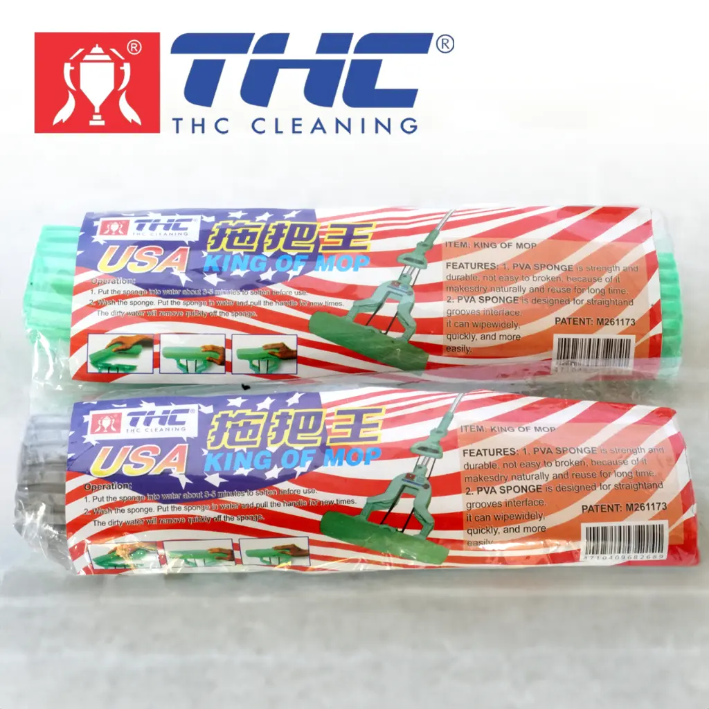 Mút Lau Nhà King Of Mop Thay Thế 3 Tấc Mút Lau Sàn Cao Su Hàng Mỹ Cao Cấp 3 Tấc Loại Tốt THC Cleaning