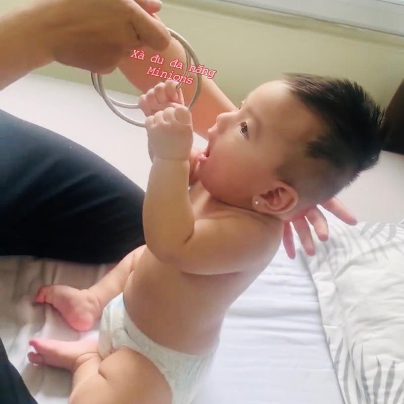 Bộ vòng đũa và bóng yoga (size 65cm) tập vận động cho bé tặng kèm 1 bơm bóng bằng tay 5