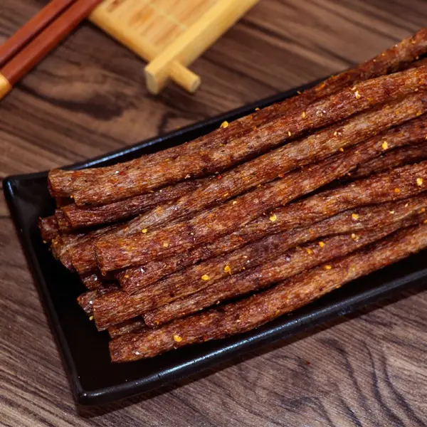 Spicy Snacks Seitan Strips Nostalgic Soy-Meat Snacks Instant Snacks Dried Dry Dry