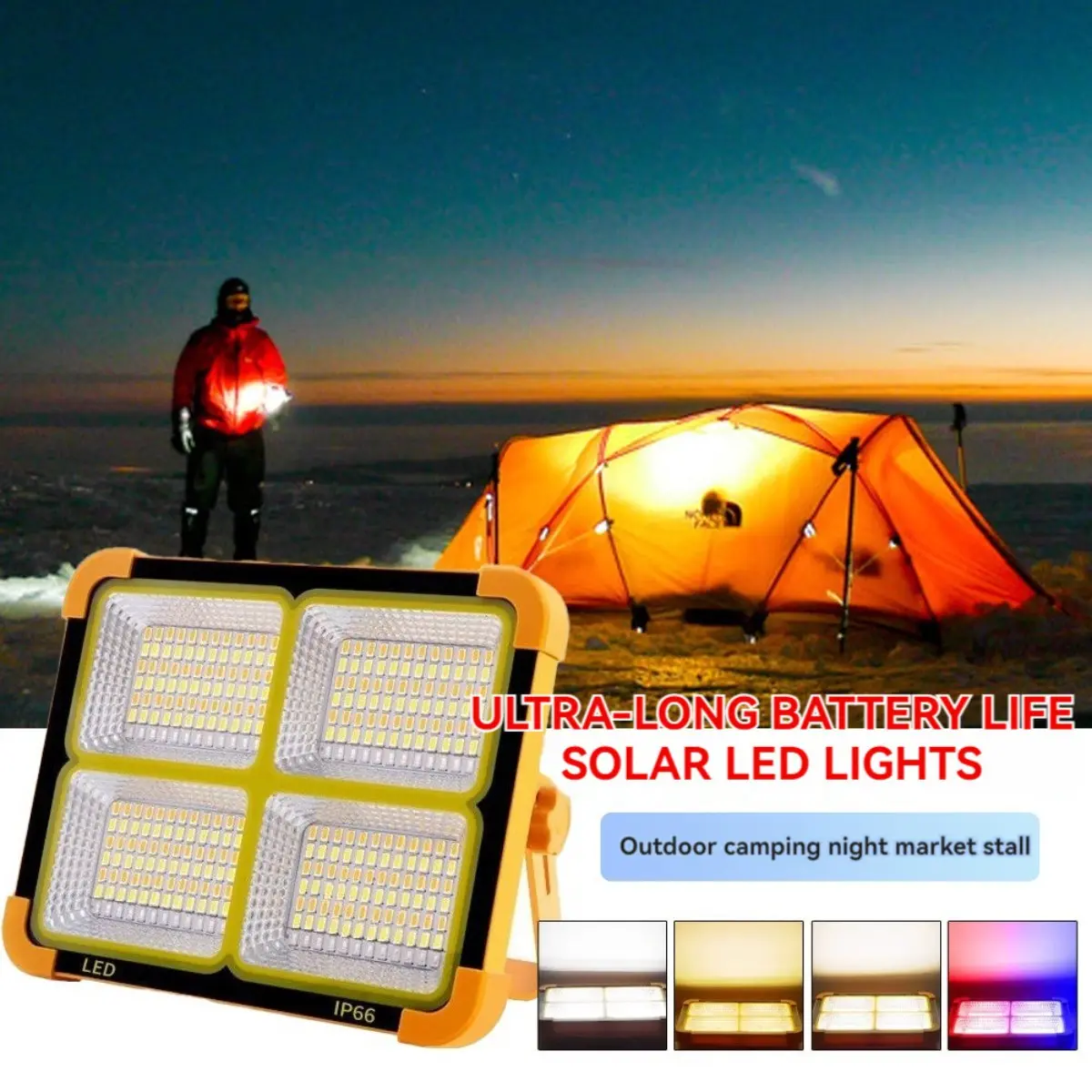1500 Lumen Solar Lantern with USB-C Charging | 2-in-1 Solar  display picture 1