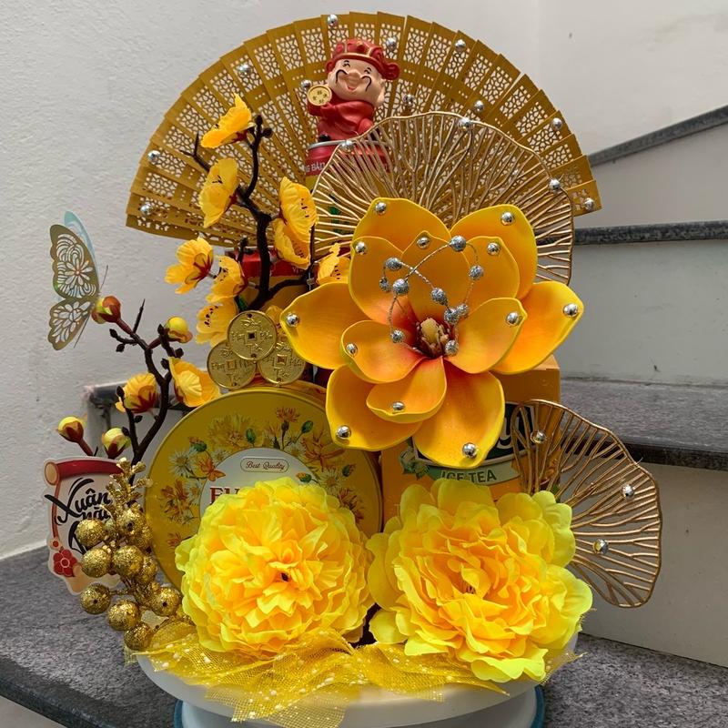 Set trang trí Vip, trang trí tháp bánh, tháp nước ngọt, tháp bánh tài lộc D05