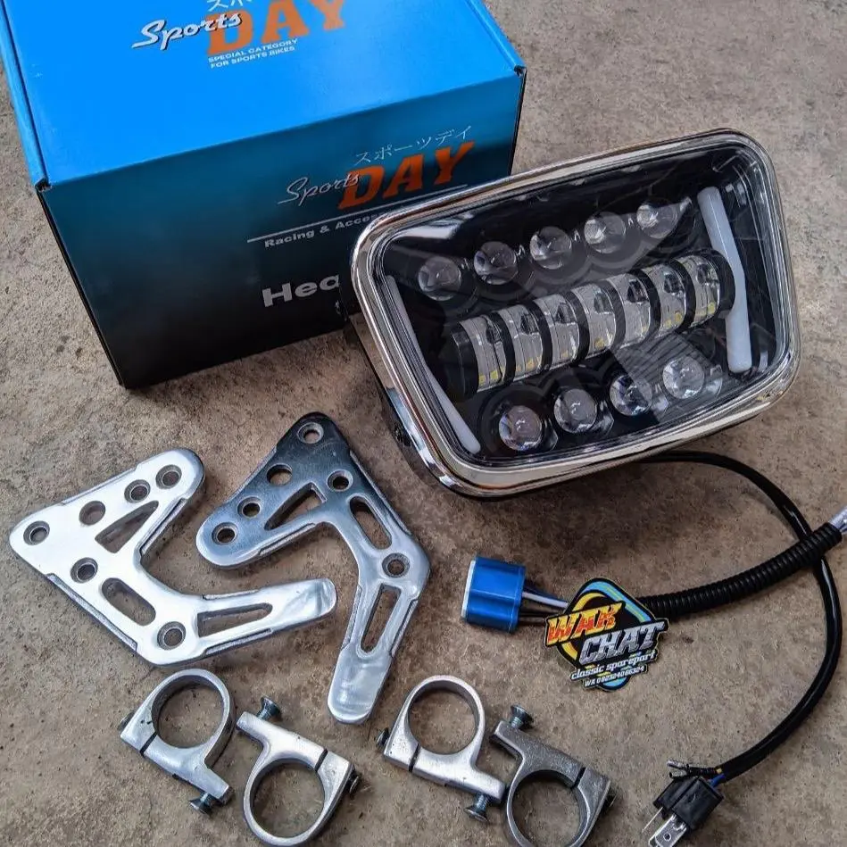 Lampu Depan Daymaker Oval RX King New RxKing RXS Set Breket BPRO Tinggal Pasang
