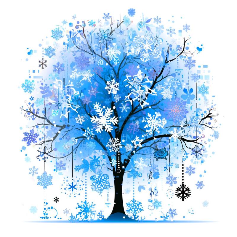 Product Introduction of Happy Tree Pattern DIY Cross Stitch Kit, 1 Set 11CT Embroidery Kit, DIY Cross Stitch Kit for Beginners, Cross Stitch Supplies 10