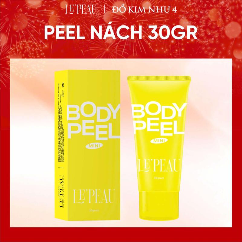 Kem Body Peel Da Size Mini 30Gr - LE'PEAU - Hỗ Trợ Làm Mờ Thâm Dưỡng Body Nữ