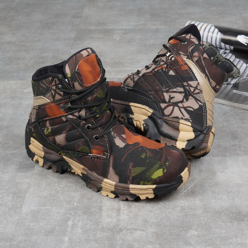 SEPATU DLTA CAMO LORENG 6INC BOOTS SAFETY TOURING TRAKING KERJA PROYEK LAPANGAN UJUNG BESI Shoes Pria 2
