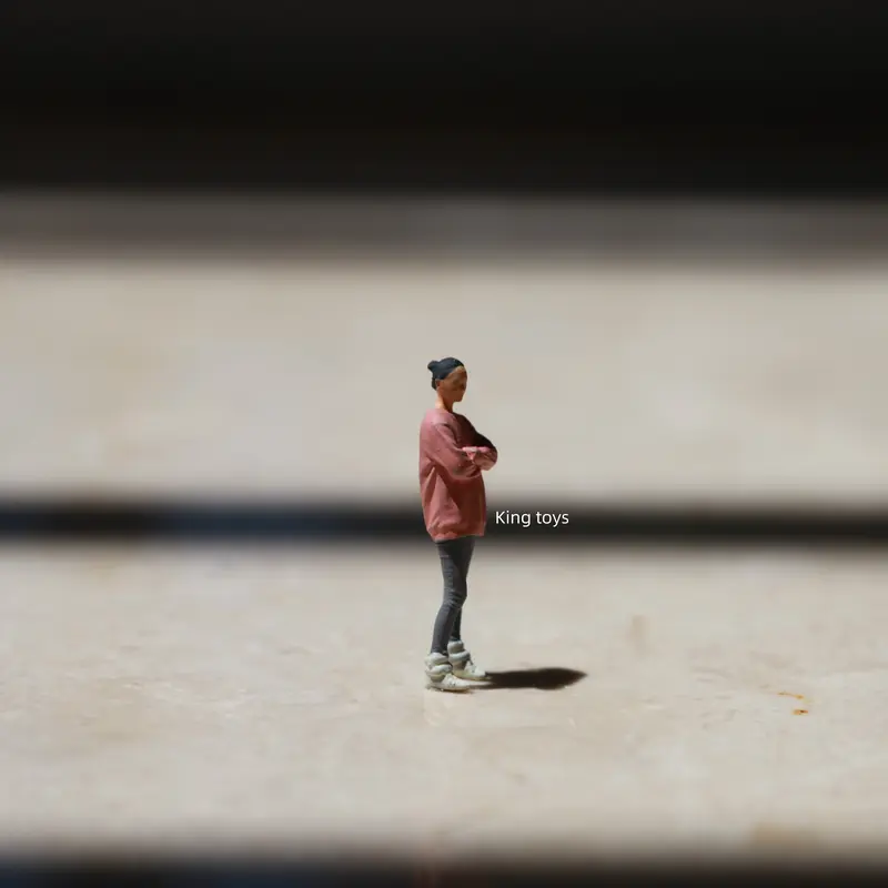 Mô Hình Tượng Nhỏ Đồ Chơi Vua, Tỷ Lệ 1 / 64, 1 / 87 Và 1 / 43, Làm Bằng Resin, Mô Hình Cô Gái Thể Thao, Thích Hợp Cho Diecast Và Bộ Sưu Tập Thu Nhỏ 2