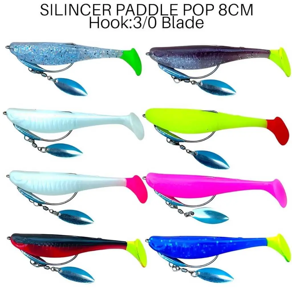 SILINCER PADDLE POP UKURAN 8CM+HOOK