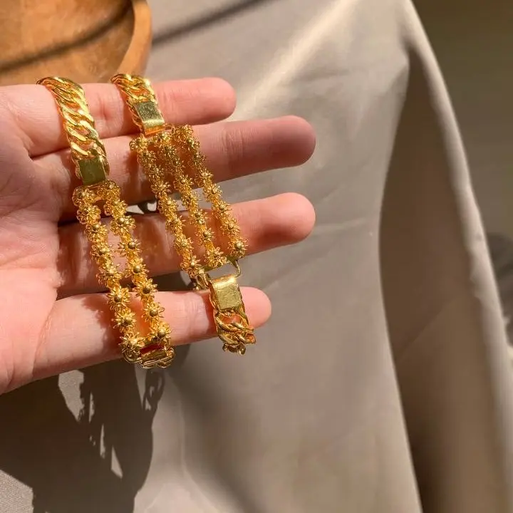 Perhiasan Gelang Matahari Lapis 24k 0