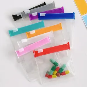 Mini EVA Storage Zipper Bag Tas Penyimpanan Perhiasan Transparant Tas Terpisah Ritsleting Tas EVA Portabel Tahan Debu