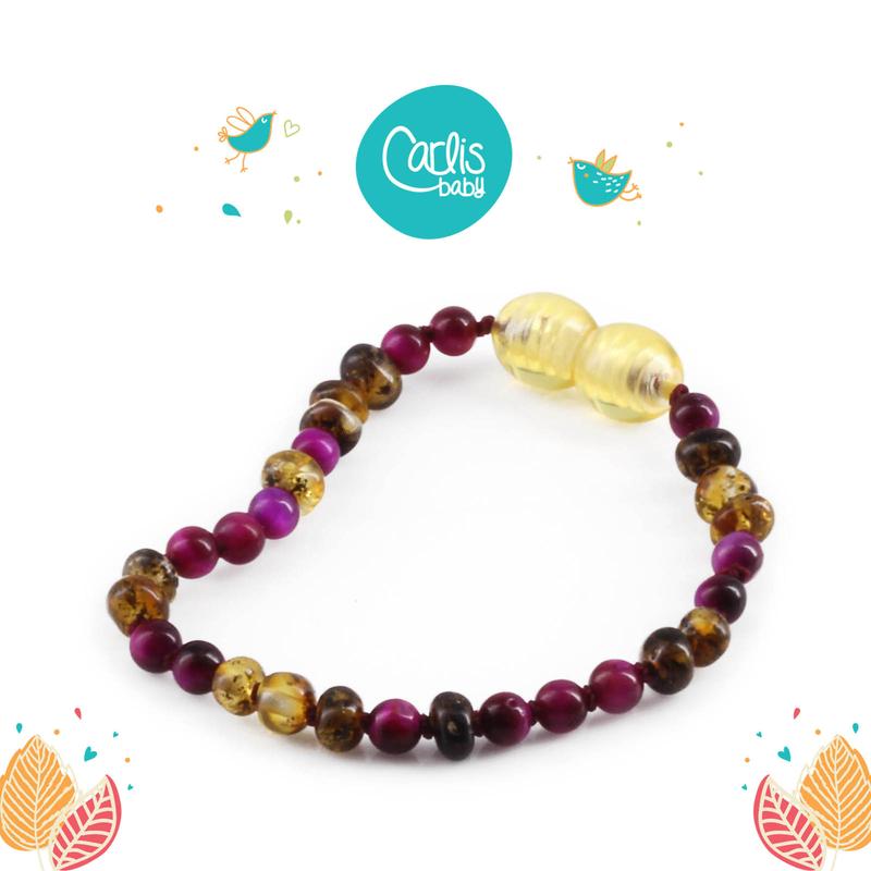 AGL30 Kalung dan Gelang Amber Bayi Tumbuh Gigi Bayi By Carlis Baby. 4