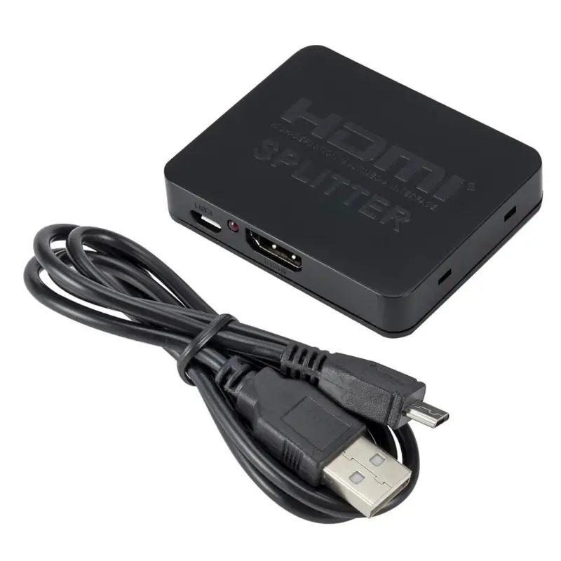 Bộ Chia HDMI, Độ Phân Giải 4K, 1 Vào 2 Ra, Màn Hình Kép, Full HD 1080p, Bộ Chia HDMI, Bộ Chia 1X2, Bộ Khuếch Đại, Tương Thích Với HDTV, DVD 7