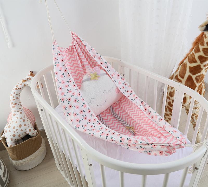 Product Introduction of INS Children's Swing Indoor Outdoor Hanging Basket Kids Hanging Cloth Bag Baby Home Cartoon Hammock 32