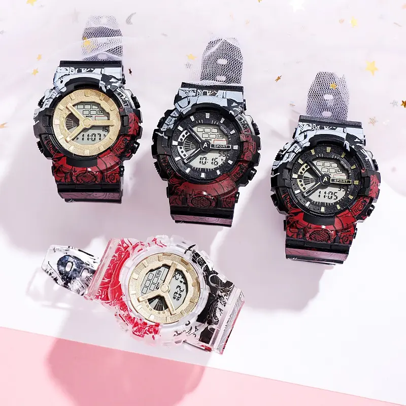 Đồng Hồ LED Thể Thao, Thiết Kế Dragon Ball, Không Thấm Nước, Dành Cho Nam, Nữ Và Trẻ Em, Unisex, Thích Hợp Cho Nam, Đồng Hồ Nam 2