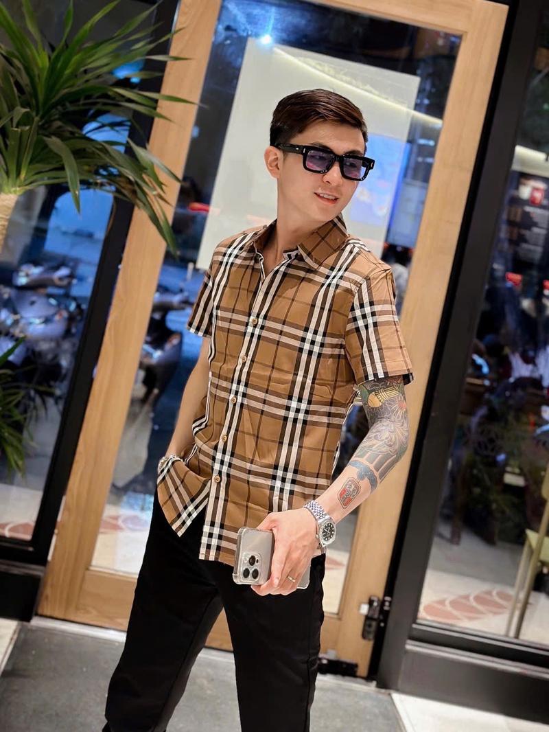 Product Introduction of Áo sơ mi nam tay ngắn, chất liệu cotton cao cấp, vải dệt kim mềm mại, có cổ, đủ size từ M đến 7XL - Kate 22