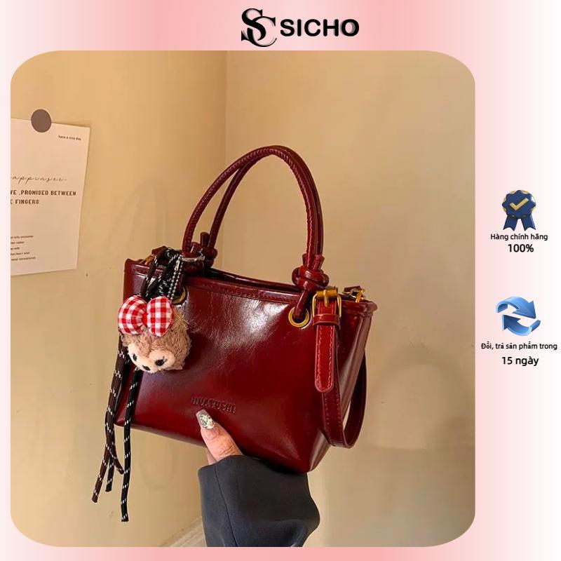 SICHO Túi Đeo Chéo & Đeo Vai Nữ, Xách Tay Thanh Lịch Và Sang Trọng Phong Cách Hàn  (quà tặng móc treo)
