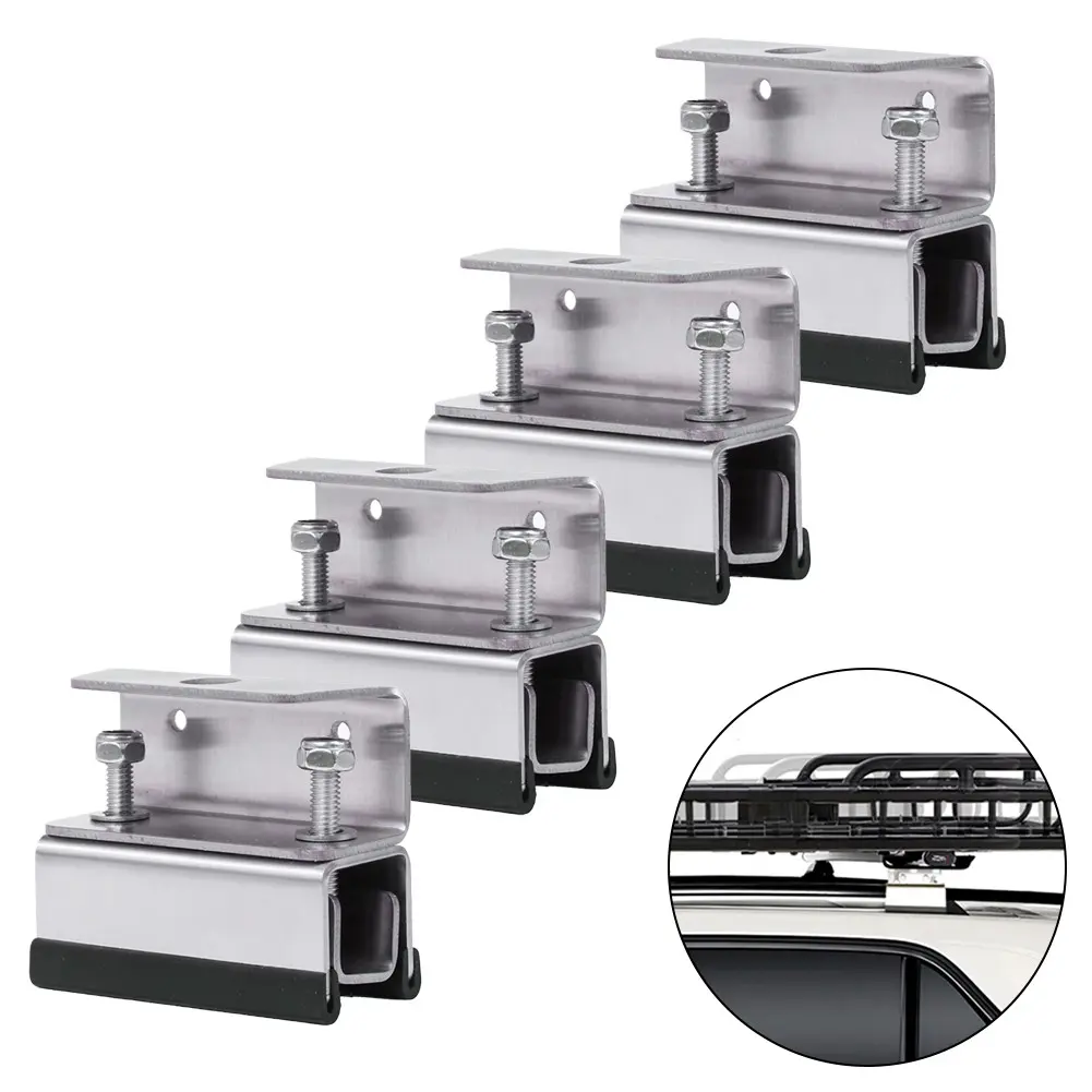 🔥Best offer🔥4Pcs Van Roof Rack Brackets Roof Rack Mount Kit RVs Photovoltaic Brackets