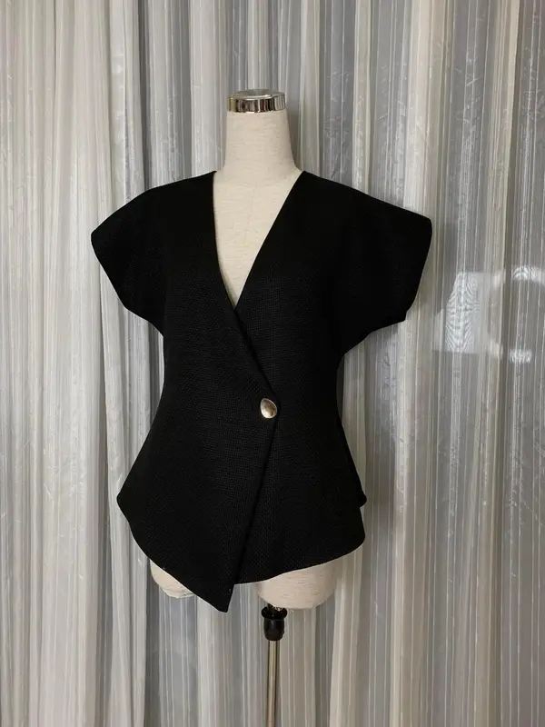 Áo chờm tay vạt chéo cúc vàng Nữ 2 - ECLIPSE CLOTHING 4