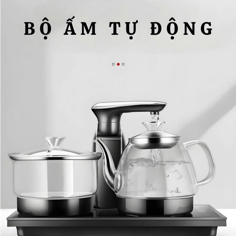 Bộ ấm pha trà ấm đun siêu tốc - tự động cấp nước tự động đun sôi tự động ngắt cảm ứng đa dụng ấm siêu