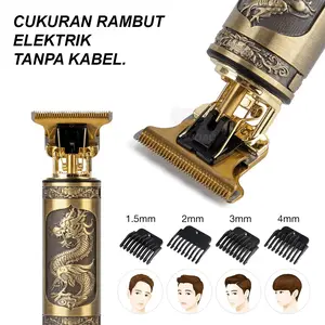 ALAT CUKUR ELEKTRIK DRAGON MESIN CUKUR DRAGON Hair Trimmer Electric  Model Dragon T9 Kumis Jenggot Metal