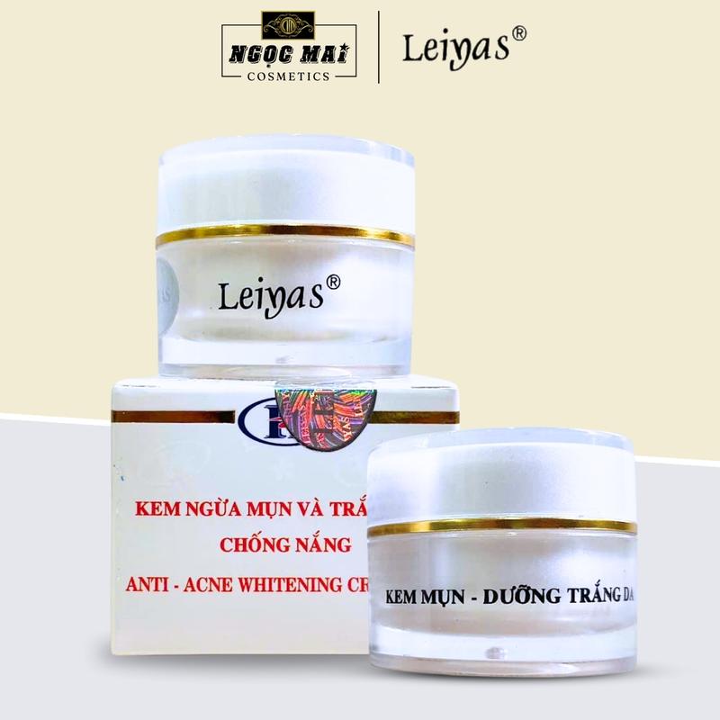 Kem Face Hỗ Trợ Ngừa Mụn, Trắng Da Leiyas (5g - 10g), Hỗ Trợ Mờ Thâm, Dịu Da, Chăm Sóc Da