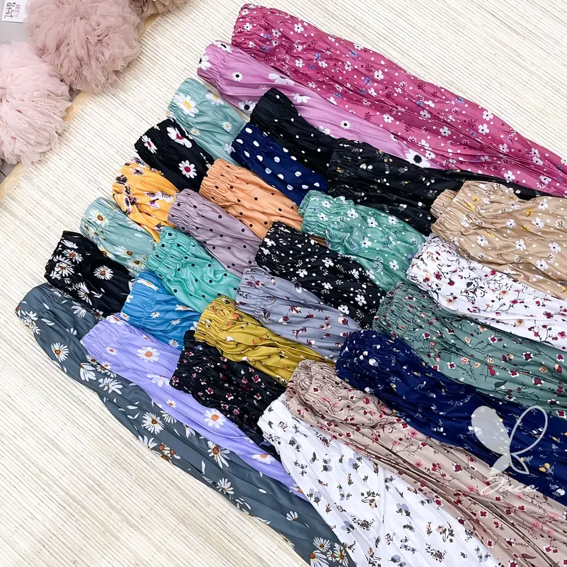 JACE ROK PLISKET MOTIF Rok Motif Rok Bunga Mayung Hyget Jumbo Bunga Setrip Polkadot Karet Panjang Variasi 1