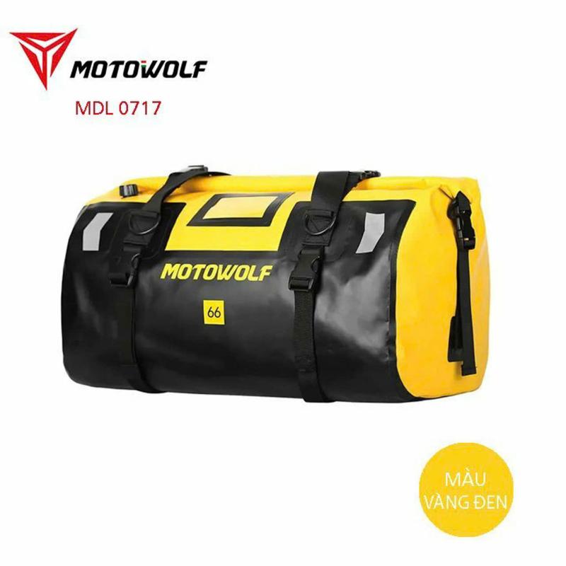 MOTOWOLF Túi Trống Du Lịch MDL0701 MDL0717 Chống Nước 100% Nylon IP67 40L-90L Tải Trọng 150kg Logo Phản Quang An Toàn Ban Đêm TúiDuLịch BaloDuLịch TúiChốngNước Phượt DuLịchAnToàn