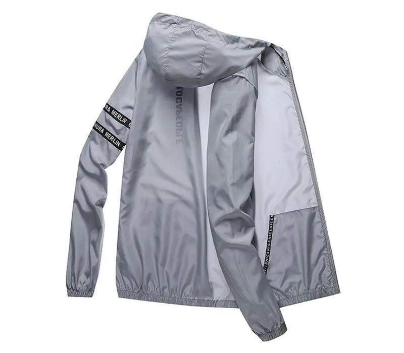 Product Introduction of Summer Men's Sunscreen Jackets Casual Male Thin Outwear Breathable Sportswear Coats Mens Slim Fit Hooded Jackets Clothing 5