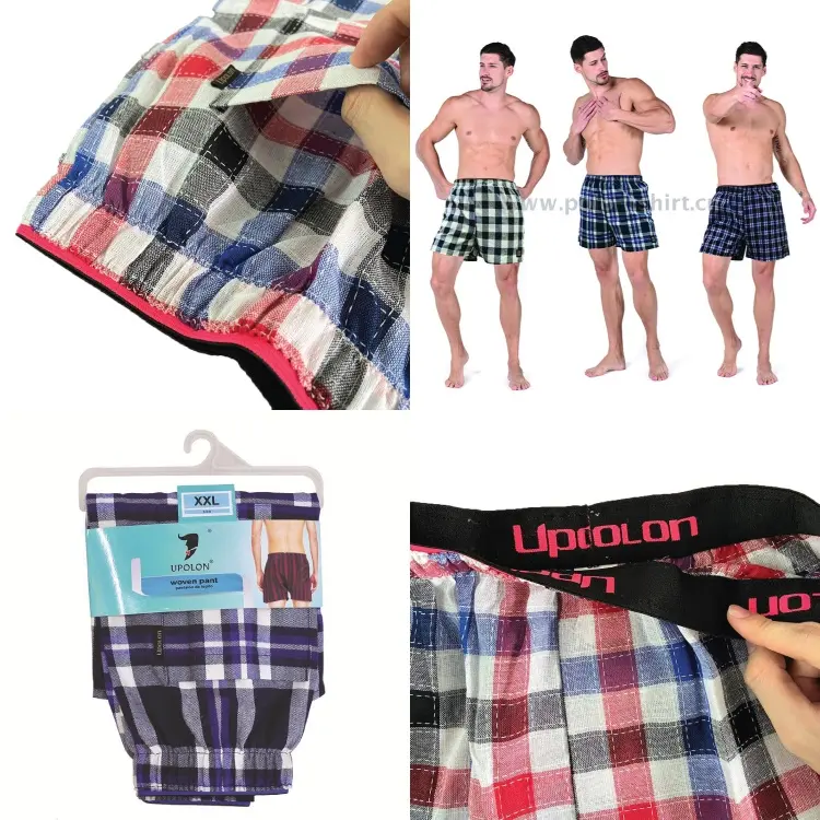 Đồ Lót Boxer Nam, Gildan X uokin, Quần Ngắn Thoáng Khí Và Thoải Mái, Nút Phía Trước, Giá Rẻ, Thích Hợp Cho Nam 4