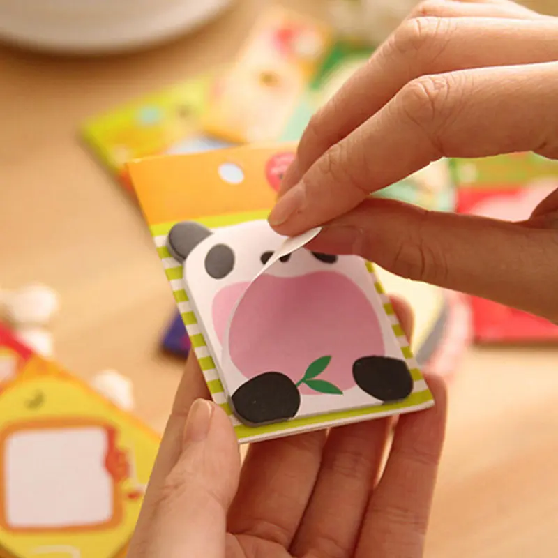 Sách Dán Đánh Dấu Trang Động Vật Dễ Thương, Điểm Đánh Dấu, Cờ Ghi Nhớ, Giấy Dính Ghi chú, O1E8 2