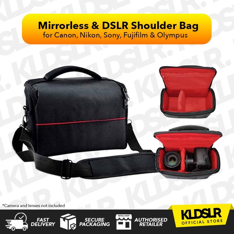 Waterproof Digital DSLR / SLR Shoulder Bag Camera Insert Case Camera ...