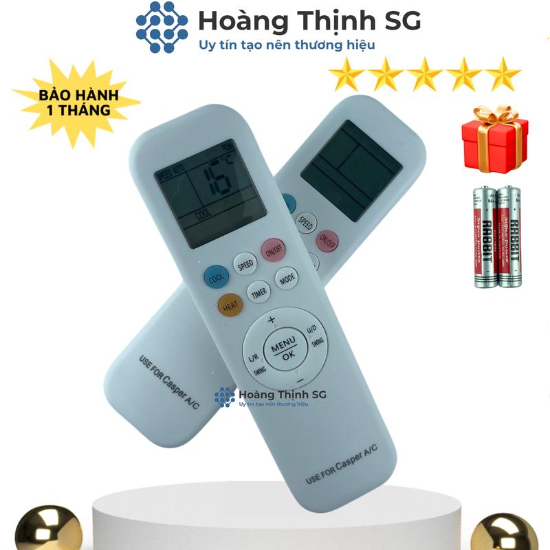 Điều khiển điều hòa CASPER mã 03, remote máy lạnh CASPER - Tặng kèm pin infrared controller 4