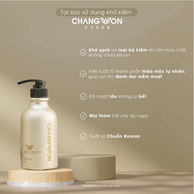  Kem ủ tóc và khử kiềm ChangWon 
