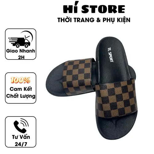 Dép lê, dép đúc , dép quai ngang nam nữ Ca Rô thời trang bền đẹp giá tận kho hssv tphcm. 4