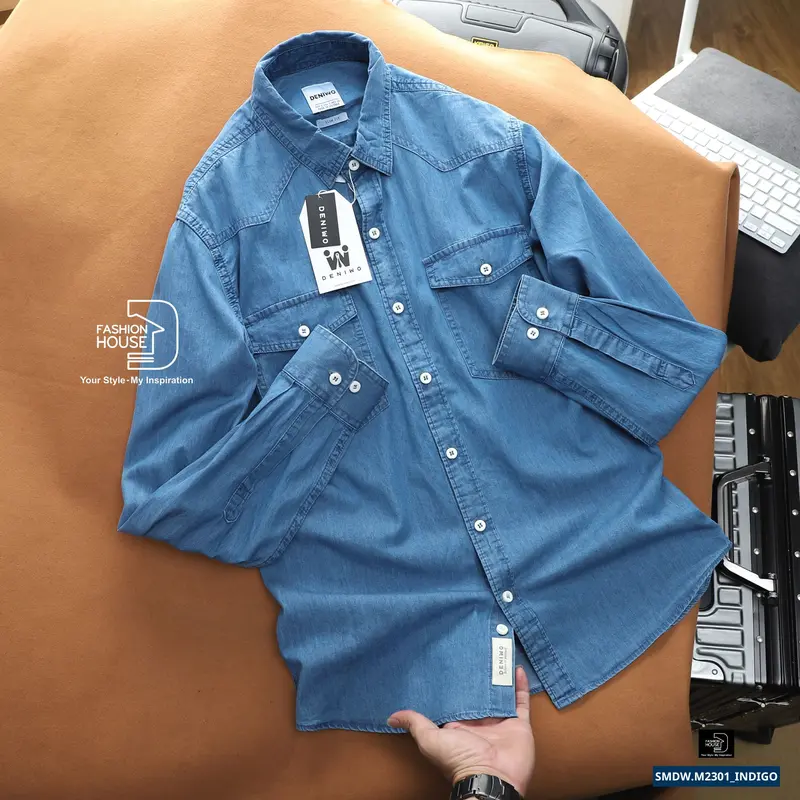 Áo sơ mi Denim SMDW.M2301 2