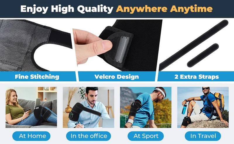 Product Introduction of Electric Shoulder Massager Thermal Elbow Support Belt  Joint Relax Knee Heated Massage 67